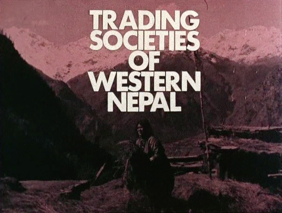 Trading Societies of Western Nepal